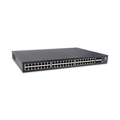 Level One GTU-5211 Unmanaged L2 Switch με 48 Θύρες Ethernet και 4 SFP Θύρες