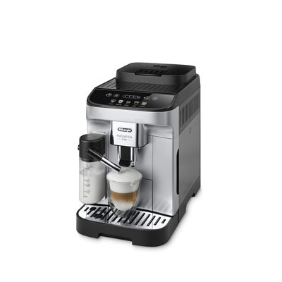 De'Longhi Magnifica Evo Αυτόματη Μηχανή Espresso 1450W Πίεσης 15bar για Cappuccino με Μύλο Άλεσης Ασημί