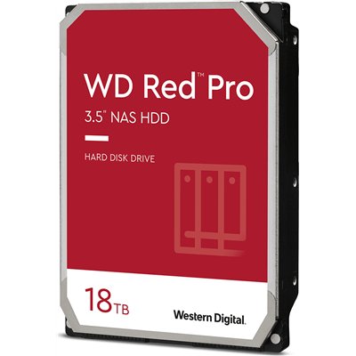 Western Digital Red Pro 18TB HDD Σκληρός Δίσκος 3.5" SATA III 7200rpm με 512MB Cache για NAS / Server WD181KFGX