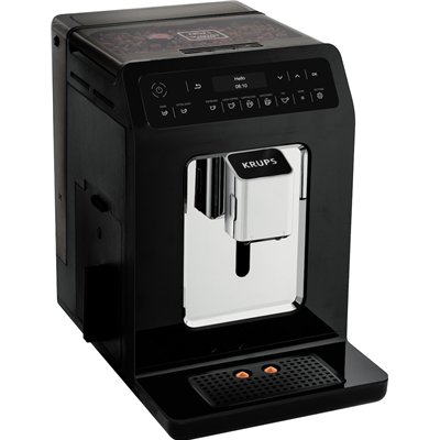 Krups Evidence Αυτόματη Μηχανή Espresso 1450W Πίεσης 15bar με Μύλο Άλεσης Μαύρη