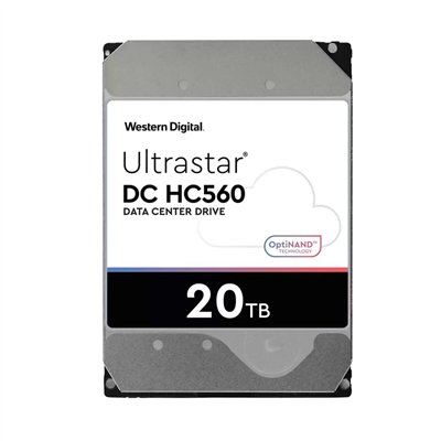 Western Digital Ultrastar DC HC560 SE 20TB HDD Σκληρός Δίσκος 3.5" SATA III 7200rpm με 512MB Cache για NAS / Server 0F38785