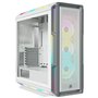 Corsair ICUE 5000T RGB Gaming Midi Tower Κουτί Υπολογιστή με Πλαϊνό Παράθυρο Λευκό