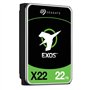 Seagate Exos X22 22TB HDD Σκληρός Δίσκος 3.5" SATA III 7200rpm με 512MB Cache για Server ST22000NM001