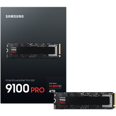 Samsung 9100 PRO SSD 4TB M.2 NVMe PCI Express 5.0 MZ-VAP4T0BW