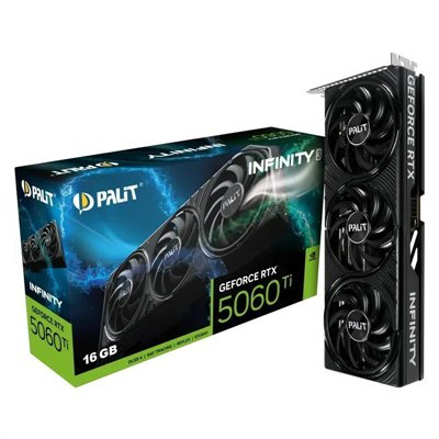 Palit GeForce RTX 5060 Ti 16GB GDDR7 Infinity 3 Κάρτα Γραφικών NE7506T019T1-GB2061S