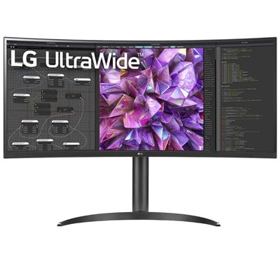 LG 34WQ75X-B Ultrawide IPS HDR Curved Monitor 34" QHD 3440x1440 με Χρόνο Απόκρισης 5ms GTG