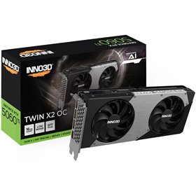 Inno 3D GeForce RTX 5060 Ti 16GB GDDR7 TWIN X2 OC Κάρτα Γραφικών N506T2-16D7X-191073N