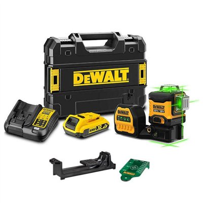 Dewalt DCE089D1G18XE Αυτορυθμιζόμενο Γραμμικό Αλφάδι Laser Πράσινης Δέσμης 18V με Εύρος Εργασίας 35m