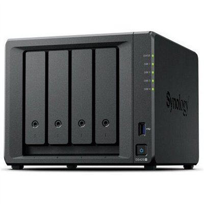 Synology DiskStation DS425+ NAS Tower με 4 θέσεις για SSD και 2 θύρες Ethernet