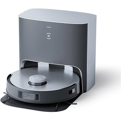 Ecovacs DEEBOT X1 Plus Σκούπα Ρομπότ για Σκούπισμα & Σφουγγάρισμα με Χαρτογράφηση και Wi-Fi Γκρι