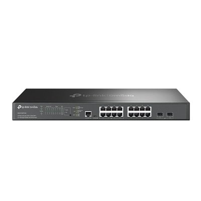TP-LINK Omada SG3218XP-M2 v1 Managed L2 PoE+ Switch με 16 Θύρες Gigabit (1Gbps) Ethernet και 2 SFP Θύρες