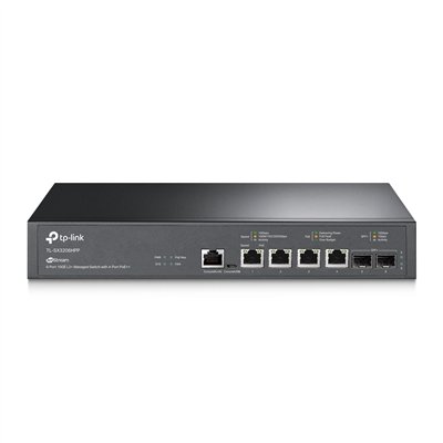 TP-LINK TL-SX3206HPP V1 Managed L2 PoE++ Switch με 4 Θύρες Gigabit (1Gbps) Ethernet και 2 SFP Θύρες