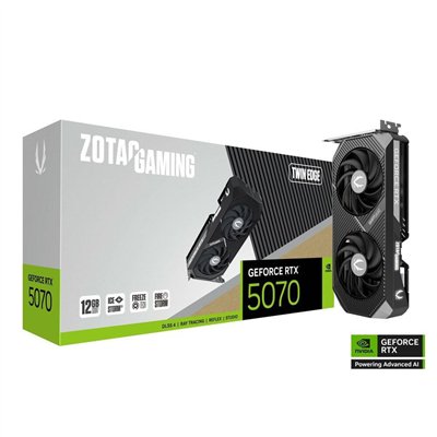 Zotac GeForce RTX 5070 12GB GDDR7 Twin Edge Κάρτα Γραφικών ZT-B50700E-10P