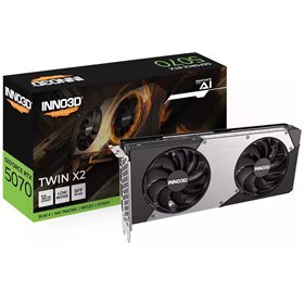 Inno 3D GeForce RTX 5070 12GB GDDR7 TWIN X2 OC Κάρτα Γραφικών N50702-12D7X-195064N