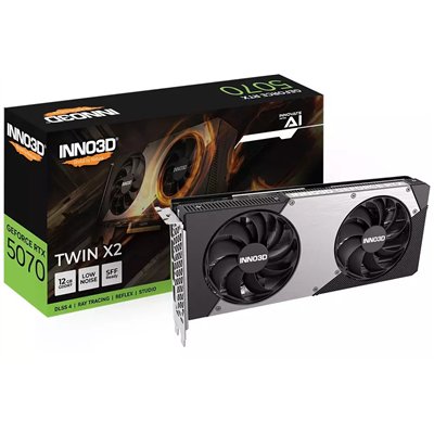 Inno 3D GeForce RTX 5070 12GB GDDR7 TWIN X2 OC Κάρτα Γραφικών N50702-12D7X-195064N