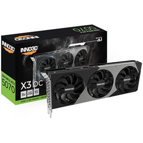 Inno 3D GeForce RTX 5070 12GB GDDR7 X3 OC Κάρτα Γραφικών N50703-12D7X-195064L