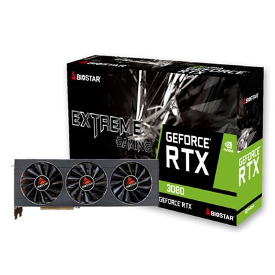 Biostar GeForce RTX 3080 10GB GDDR6X Extreme Gaming Κάρτα Γραφικών VN3816RMT3