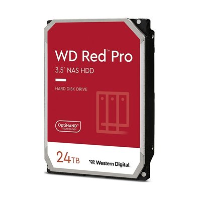 Western Digital Red Pro 24TB HDD Σκληρός Δίσκος 3.5" SATA III 7200rpm με 512MB Cache για NAS WD240KFGX
