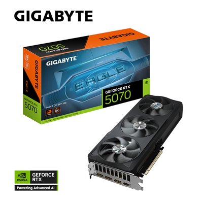 Gigabyte GeForce RTX 5070 12GB GDDR7 EAGLE OC SFF 12G Κάρτα Γραφικών GV-N5070EAGLE OC-12GD