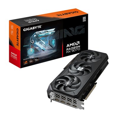 Gigabyte Radeon RX 9070 16GB GDDR6 GAMING OC Κάρτα Γραφικών GV-R9070GAMING OC-16GD