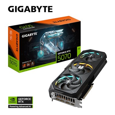 Gigabyte GeForce RTX 5070 12GB GDDR7 GAMING OC Κάρτα Γραφικών GV-N5070GAMING OC-12GD