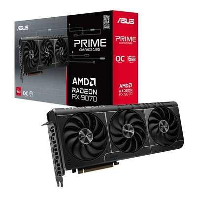 Asus Radeon RX 9070 16GB GDDR6 Prime OC Κάρτα Γραφικών 90YV0LI1-M0NA00