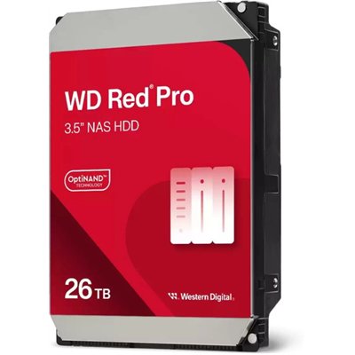 Western Digital 26TB HDD Σκληρός Δίσκος 3.5" SATA III με 512MB Cache για NAS WD260KFGX