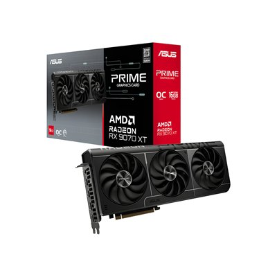 Asus Radeon RX 9070 XT 16GB GDDR6 Prime OC Κάρτα Γραφικών 90YV0L71-M0NA00