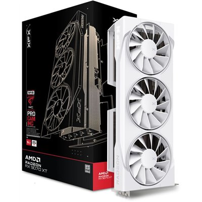 XFX Radeon RX 9070 XT 16GB GDDR6 Swift Gaming Triple Fan White Κάρτα Γραφικών RX-97TSWF3W9