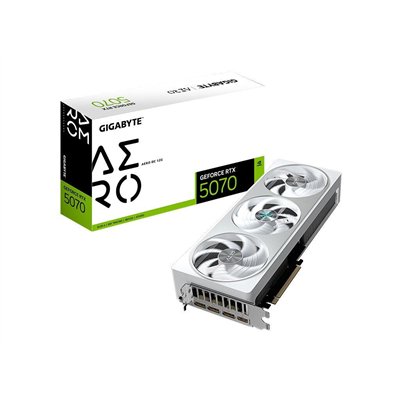 Gigabyte GeForce RTX 5070 12GB GDDR7 Aero OC Κάρτα Γραφικών GV-N5070AERO OC-12GD