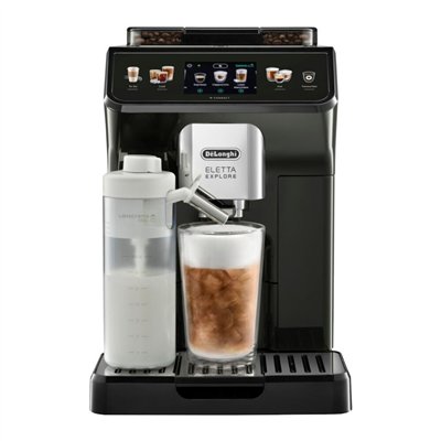 De'Longhi Explore Αυτόματη Μηχανή Espresso 1450W Πίεσης 15bar με Μύλο Άλεσης Μαύρη