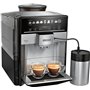 Siemens Αυτόματη Μηχανή Espresso 1500W Πίεσης 19bar για Cappuccino με Μύλο Άλεσης Μαύρη TE657M03DE