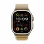 Apple Watch Ultra 2 2024 Titanium 49mm Αδιάβροχο με eSIM και Παλμογράφο (Natural με Tan Alpine Loop - Medium)