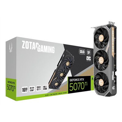 Zotac GeForce RTX 5070 Ti 16GB GDDR7 Κάρτα Γραφικών ZT-B50710J3-10P