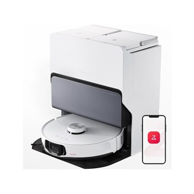 Roborock S8 MaxV Ultra Σκούπα Ρομπότ για Σκούπισμα & Σφουγγάρισμα με Χαρτογράφηση και Wi-Fi Λευκή