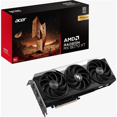 Acer Radeon RX 9070 XT 16GB GDDR6 Radeon Nitro OC Κάρτα Γραφικών DP.Z4DWW.P01