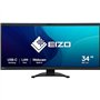 Eizo FlexScan EV3450XC-BK Ultrawide HDR Curved Monitor 34.1" QHD 3440x1440