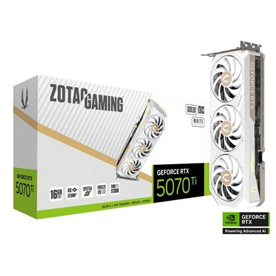 Zotac GeForce RTX 5070 Ti 16GB GDDR7 Κάρτα Γραφικών ZT-B50710Q2-10P