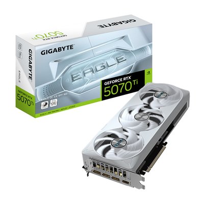 Gigabyte GeForce RTX 5070 Ti 16GB GDDR7 Eagle OC Ice SFF Κάρτα Γραφικών GV-N507TEAGLEOC-ICE-16GD