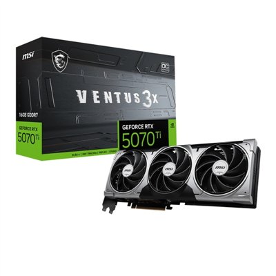 MSI GeForce RTX 5070 Ti 16GB GDDR7 Ventus 3X OC Κάρτα Γραφικών