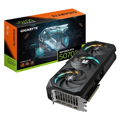 Gigabyte GeForce RTX 5070 Ti 16GB GDDR7 GAMING OC Κάρτα Γραφικών GV-N507TGAMING-OC-16GD
