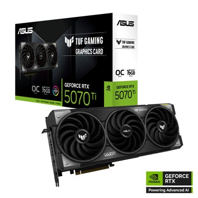 Asus GeForce RTX 5070 Ti 16GB GDDR7 TUF Gaming OC Κάρτα Γραφικών 90YV0MD0-M0NA00