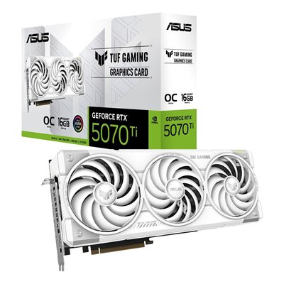 Asus GeForce RTX 5070 Ti 16GB GDDR7 Gaming OC White Κάρτα Γραφικών 90YV0MD3-M0NA00
