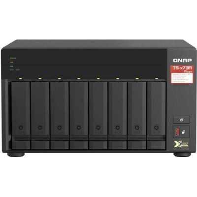 QNap TS-873A-8G NAS Tower με 8 θέσεις για HDD/M.2/SSD και 4 θύρες Ethernet
