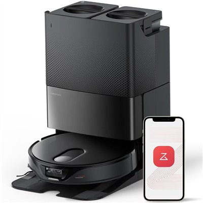 Roborock Qrevo Slim Σκούπα Ρομπότ για Σκούπισμα & Σφουγγάρισμα με Wi-Fi Μαύρη