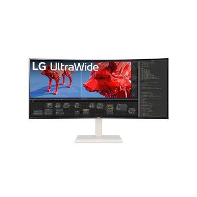 LG 38BR85QC-W Ultrawide IPS Curved Monitor 38" QHD 3840x1600 με Χρόνο Απόκρισης 1ms GTG