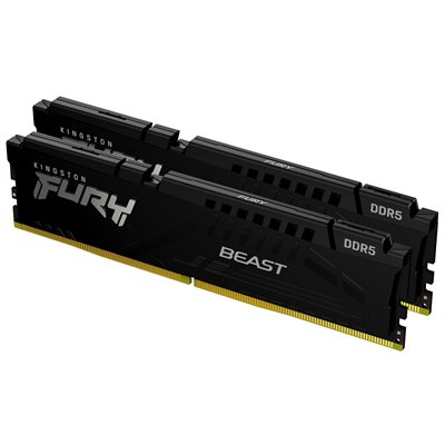 Kingston FURY Beast DDR5 32GB RAM με 2x16GB Modules και Ταχύτητα 6000 για Desktop KF560C30BBEK2-32