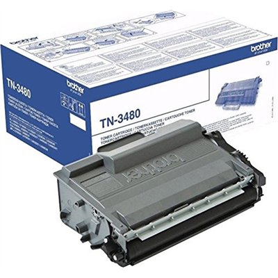 Brother TN-3480 Γνήσιο Toner Laser Εκτυπωτή Μαύρο High Yield 8000 Σελίδων (TN-3480)
