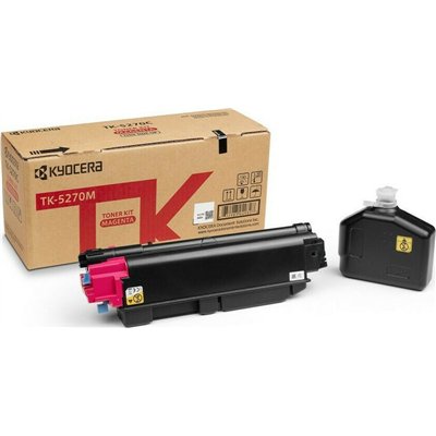 Kyocera TK-5270M Γνήσιο Toner Laser Εκτυπωτή Ματζέντα 6000 Σελίδων (1T02TVBNL0)
