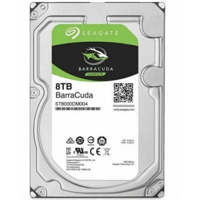 Seagate Barracuda 8TB HDD Σκληρός Δίσκος 3.5" SATA III 5400rpm με 256MB Cache για Desktop ST8000DM004
